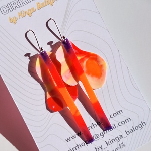 NEWFusion fülbevaló - fenntartható ékszer, Ékszer, Fülbevaló, Lógó fülbevaló, Újrahasznosított alapanyagból készült termékek, Ékszerkészítés, MESKA