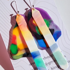 NEWFusion fülbevaló - fenntartható ékszer, Ékszer, Fülbevaló, Lógó fülbevaló, Újrahasznosított alapanyagból készült termékek, Ékszerkészítés, MESKA