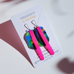 NEWFusion fülbevaló - fenntartható ékszer - ékszer - fülbevaló - lógó fülbevaló - Meska.hu