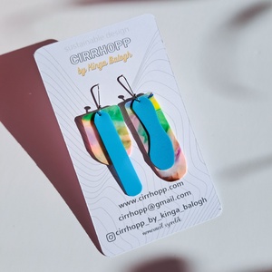 NEWFusion fülbevaló - fenntartható ékszer - ékszer - fülbevaló - lógó fülbevaló - Meska.hu