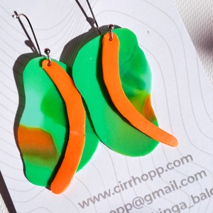 NEWFusion fülbevaló - fenntartható ékszer, Ékszer, Fülbevaló, Lógó fülbevaló, Újrahasznosított alapanyagból készült termékek, Ékszerkészítés, MESKA