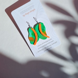 NEWFusion fülbevaló - fenntartható ékszer - ékszer - fülbevaló - lógó fülbevaló - Meska.hu