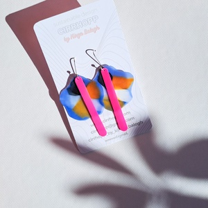 NEWFusion fülbevaló - fenntartható ékszer, Ékszer, Fülbevaló, Lógó fülbevaló, Újrahasznosított alapanyagból készült termékek, Ékszerkészítés, MESKA