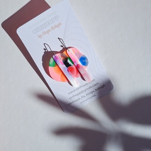 NEWFusion fülbevaló - fenntartható ékszer, Ékszer, Fülbevaló, Lógó fülbevaló, Újrahasznosított alapanyagból készült termékek, Ékszerkészítés, MESKA