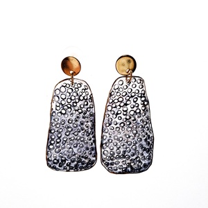 Plabodot fülbevaló - fenntartható ékszer, Ékszer, Fülbevaló, Lógó fülbevaló, Újrahasznosított alapanyagból készült termékek, Ékszerkészítés, MESKA