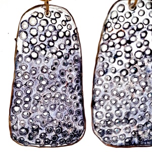 Plabodot fülbevaló - fenntartható ékszer - ékszer - fülbevaló - lógó fülbevaló - Meska.hu