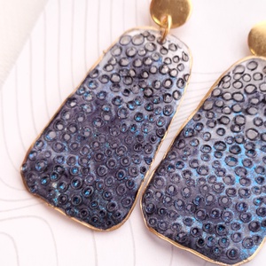 Plabodot fülbevaló - fenntartható ékszer - ékszer - fülbevaló - lógó fülbevaló - Meska.hu