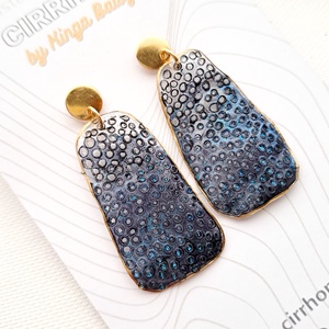 Plabodot fülbevaló - fenntartható ékszer - ékszer - fülbevaló - lógó fülbevaló - Meska.hu