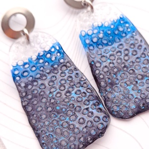 Plabodot fülbevaló - fenntartható ékszer - ékszer - fülbevaló - lógó fülbevaló - Meska.hu