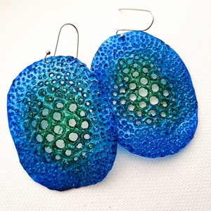 Plabodot fülbevaló - fenntartható ékszer - ékszer - fülbevaló - lógó fülbevaló - Meska.hu