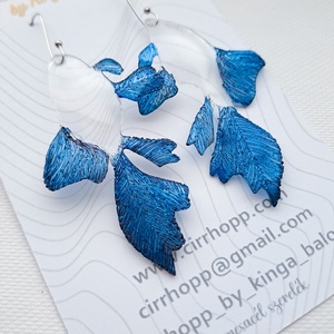 Goldfish fülbevaló - fenntartható ékszer, Ékszer, Fülbevaló, Lógó fülbevaló, Újrahasznosított alapanyagból készült termékek, Ékszerkészítés, MESKA