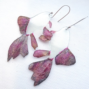 Goldfish fülbevaló - fenntartható ékszer - ékszer - fülbevaló - lógó fülbevaló - Meska.hu