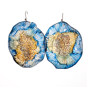 Plabodot fülbevaló - fenntartható ékszer, Ékszer, Fülbevaló, Lógó fülbevaló, Újrahasznosított alapanyagból készült termékek, Ékszerkészítés, MESKA