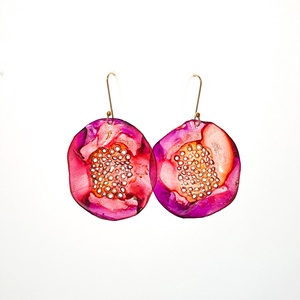 Plabodot fülbevaló - fenntartható ékszer, Ékszer, Fülbevaló, Lógó fülbevaló, Újrahasznosított alapanyagból készült termékek, Ékszerkészítés, MESKA