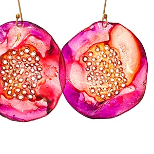 Plabodot fülbevaló - fenntartható ékszer - ékszer - fülbevaló - lógó fülbevaló - Meska.hu