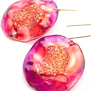 Plabodot fülbevaló - fenntartható ékszer - ékszer - fülbevaló - lógó fülbevaló - Meska.hu