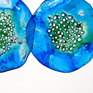 Plabodot fülbevaló - fenntartható ékszer - ékszer - fülbevaló - lógó fülbevaló - Meska.hu