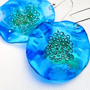 Plabodot fülbevaló - fenntartható ékszer - ékszer - fülbevaló - lógó fülbevaló - Meska.hu