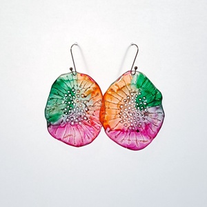 Plabodot fülbevaló - fenntartható ékszer, Ékszer, Fülbevaló, Lógó fülbevaló, Újrahasznosított alapanyagból készült termékek, Ékszerkészítés, MESKA