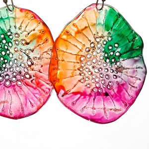 Plabodot fülbevaló - fenntartható ékszer - ékszer - fülbevaló - lógó fülbevaló - Meska.hu