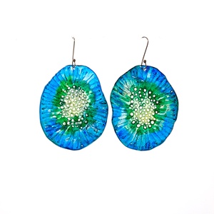 Plabodot fülbevaló - fenntartható ékszer, Ékszer, Fülbevaló, Lógó fülbevaló, Újrahasznosított alapanyagból készült termékek, Ékszerkészítés, MESKA