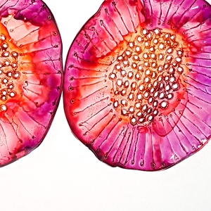 Plabodot fülbevaló - fenntartható ékszer - ékszer - fülbevaló - lógó fülbevaló - Meska.hu