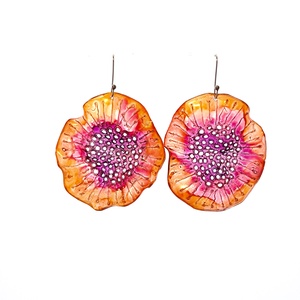 Plabodot fülbevaló - fenntartható ékszer - ékszer - fülbevaló - lógó fülbevaló - Meska.hu