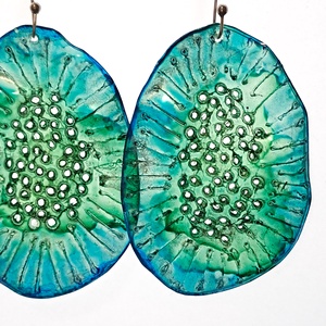 Plabodot fülbevaló - fenntartható ékszer - ékszer - fülbevaló - lógó fülbevaló - Meska.hu