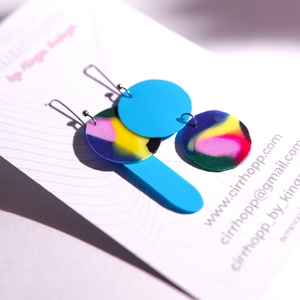 NEWFusion fülbevaló - fenntartható ékszer, Ékszer, Fülbevaló, Lógó fülbevaló, Újrahasznosított alapanyagból készült termékek, Ékszerkészítés, MESKA