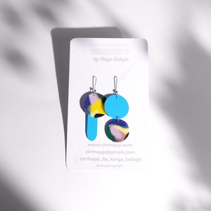 NEWFusion fülbevaló - fenntartható ékszer - ékszer - fülbevaló - lógó fülbevaló - Meska.hu