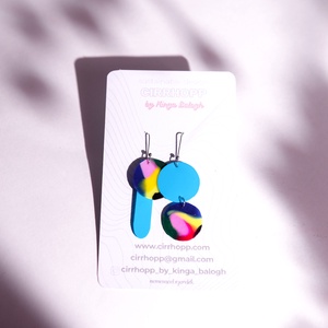 NEWFusion fülbevaló - fenntartható ékszer - ékszer - fülbevaló - lógó fülbevaló - Meska.hu