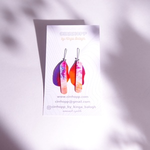 NEWFusion fülbevaló - fenntartható ékszer, Ékszer, Fülbevaló, Lógó fülbevaló, Újrahasznosított alapanyagból készült termékek, Ékszerkészítés, MESKA