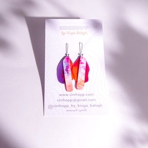 NEWFusion fülbevaló - fenntartható ékszer - ékszer - fülbevaló - lógó fülbevaló - Meska.hu