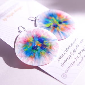 NEWFusion fülbevaló - fenntartható ékszer - ékszer - fülbevaló - lógó fülbevaló - Meska.hu