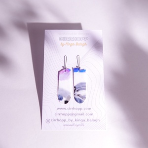 NEWFusion fülbevaló - fenntartható ékszer, Ékszer, Fülbevaló, Lógó fülbevaló, Újrahasznosított alapanyagból készült termékek, Ékszerkészítés, MESKA