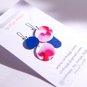 NEWFusion fülbevaló - fenntartható ékszer, Ékszer, Fülbevaló, Lógó fülbevaló, Újrahasznosított alapanyagból készült termékek, Ékszerkészítés, MESKA