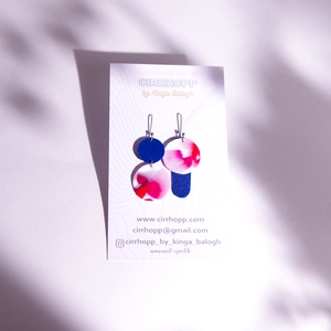 NEWFusion fülbevaló - fenntartható ékszer - ékszer - fülbevaló - lógó fülbevaló - Meska.hu