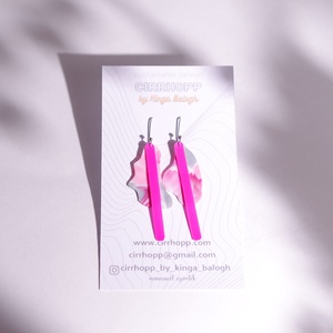 NEWFusion fülbevaló - fenntartható ékszer, Ékszer, Fülbevaló, Lógó fülbevaló, Újrahasznosított alapanyagból készült termékek, Ékszerkészítés, MESKA