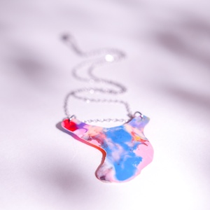 Fusion medálos nyaklánc - fenntartható ékszer, Ékszer, Nyaklánc, Medálos nyaklánc, Újrahasznosított alapanyagból készült termékek, Ékszerkészítés, MESKA