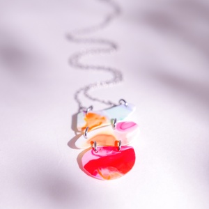 Fusion medálos nyaklánc - fenntartható ékszer - Meska.hu