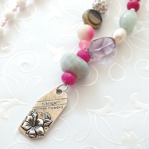 Hibiszkusz nyaklánc -  - Meska.hu