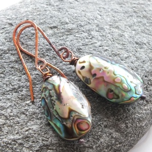 A tenger kincsei... abalone / paua kagyló karkötő és fülbevaló szett -  - Meska.hu