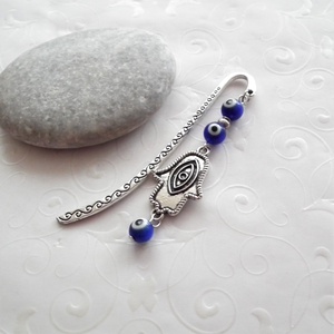 Evil eye - Hamsa könyvjelző - könyv & zene - könyvjelző - Meska.hu