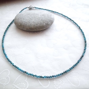 Minidesign... apatit nemesacél nyaklánc - ékszer - nyaklánc - medálos nyaklánc - Meska.hu