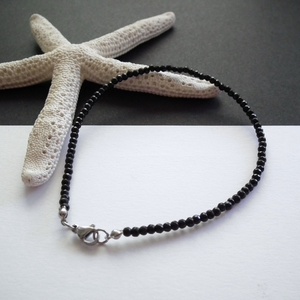 Achát  nemesacél bokalánc - ékszer - lábdísz és testékszer - bokalánc - Meska.hu