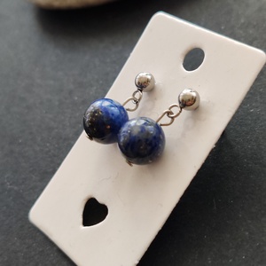 Lápisz bogyó - acél fülbevaló - ékszer - fülbevaló - lógó fülbevaló - Meska.hu