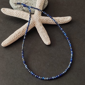 Minidesign...  Lápisz lazuli nyaklánc, Ékszer, Nyaklánc, Gyöngyös nyaklánc, Ékszerkészítés, MESKA