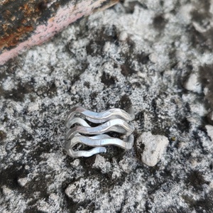 Balaton... alumínium gyűrű  - ékszer - gyűrű - fonódó gyűrű - Meska.hu