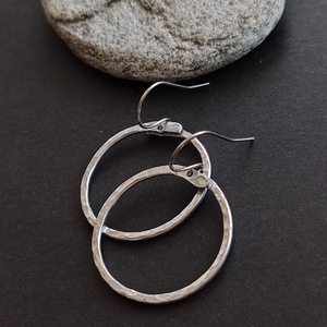 O.. alumínium fülbevaló  - ékszer - fülbevaló - lógó fülbevaló - Meska.hu