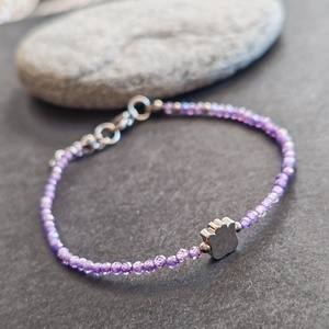 Minidesign... tulipán cirkónia karkötő  - Meska.hu